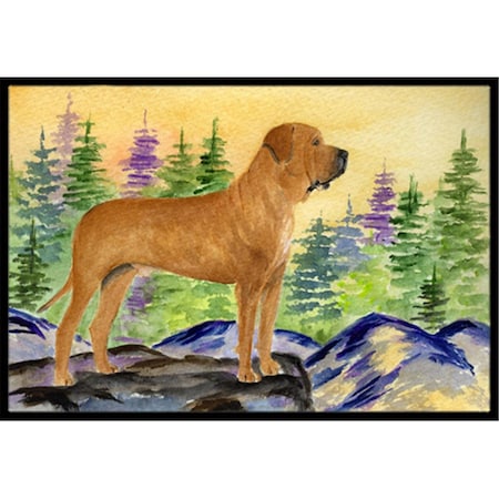Carolines Treasures 18 x 27 in. Tosa Inu Indoor Outdoor Doormat SS8195MAT